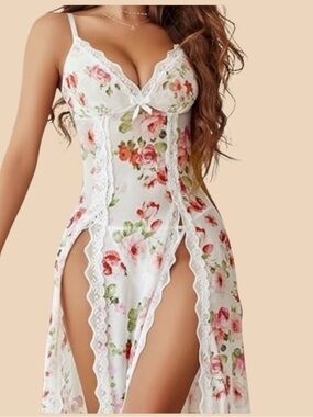 Floral Sheer sleep wear
